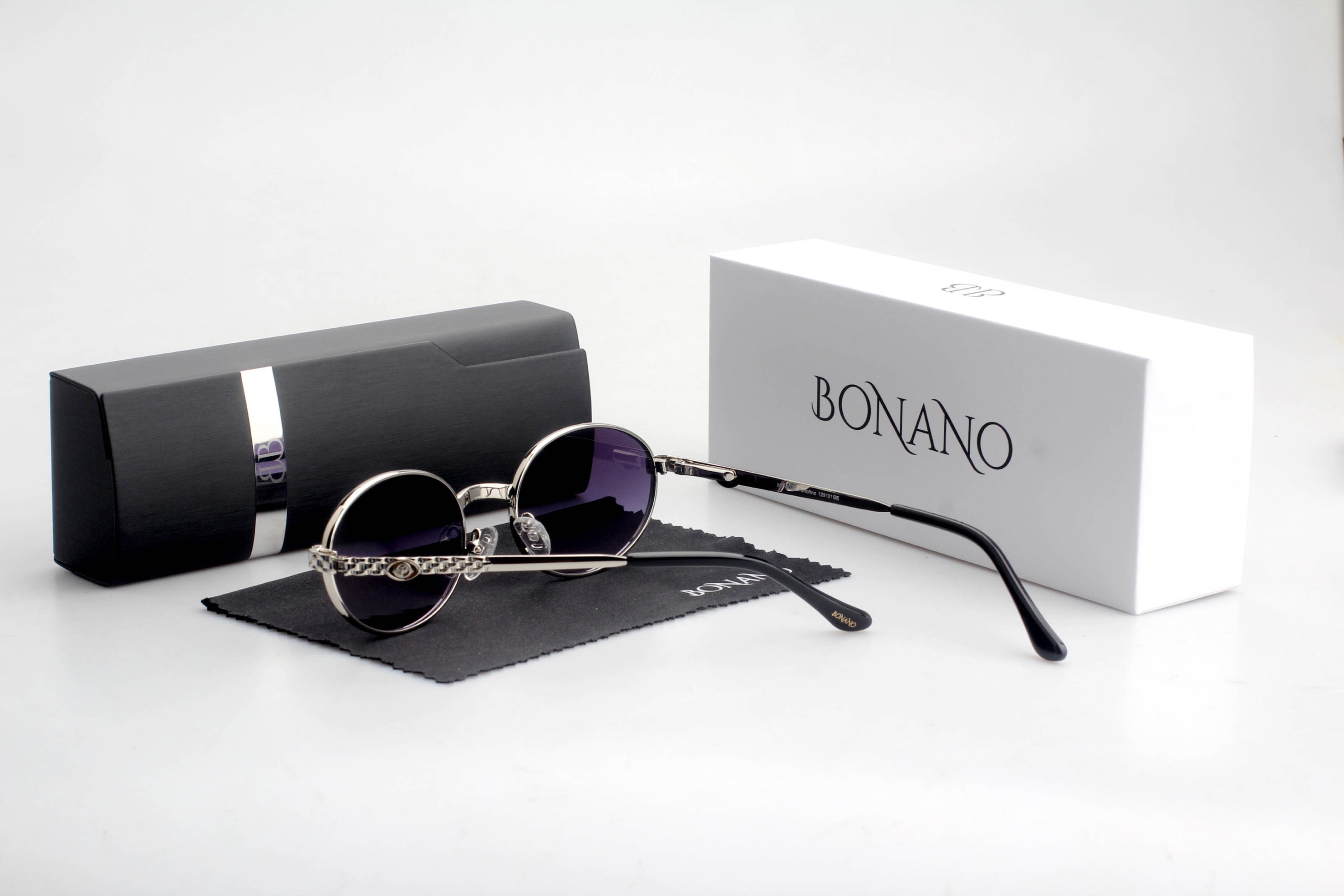 Bonano Portofino White Gold Sunglasses Frame