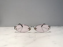 Load image into Gallery viewer, Cartier Vintage Scala C Decor Platinum Gold Sunglasses Glasses Eyeglasses Frame
