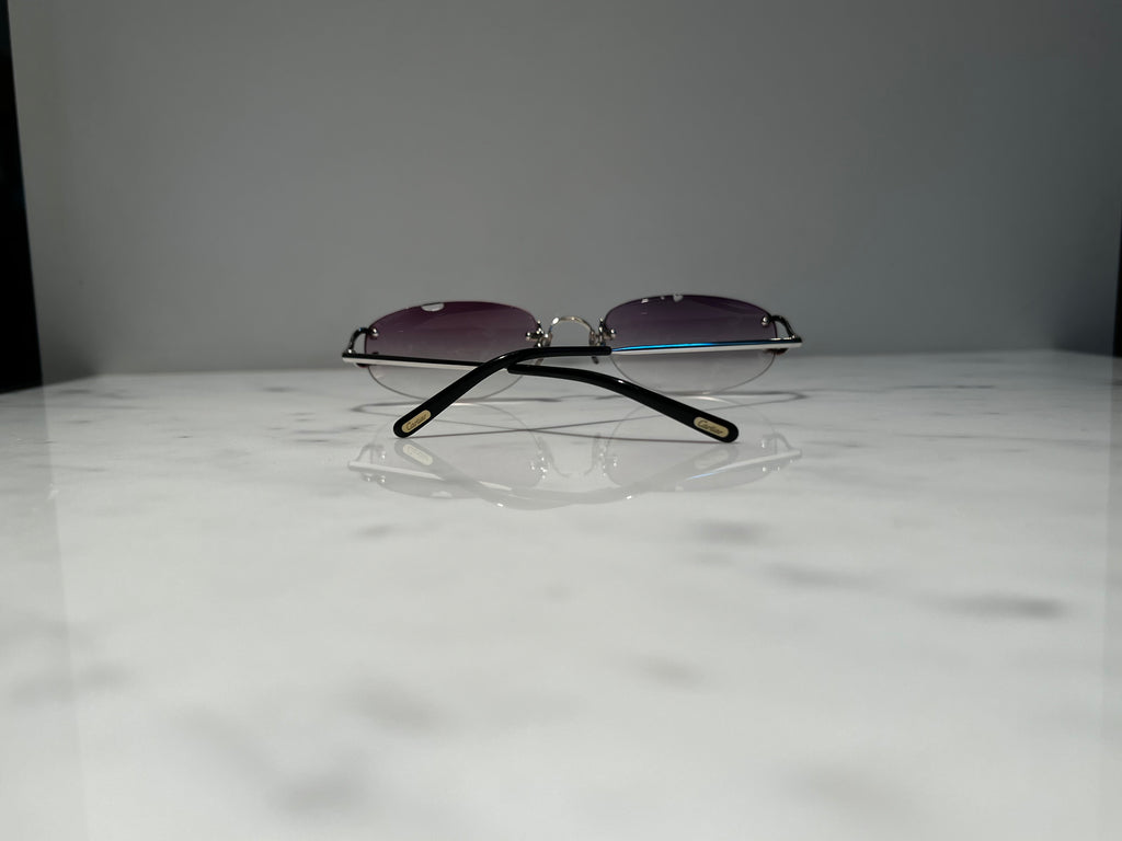 Cartier C’Decor Scala Wire Platinum Sunglasses Glasses