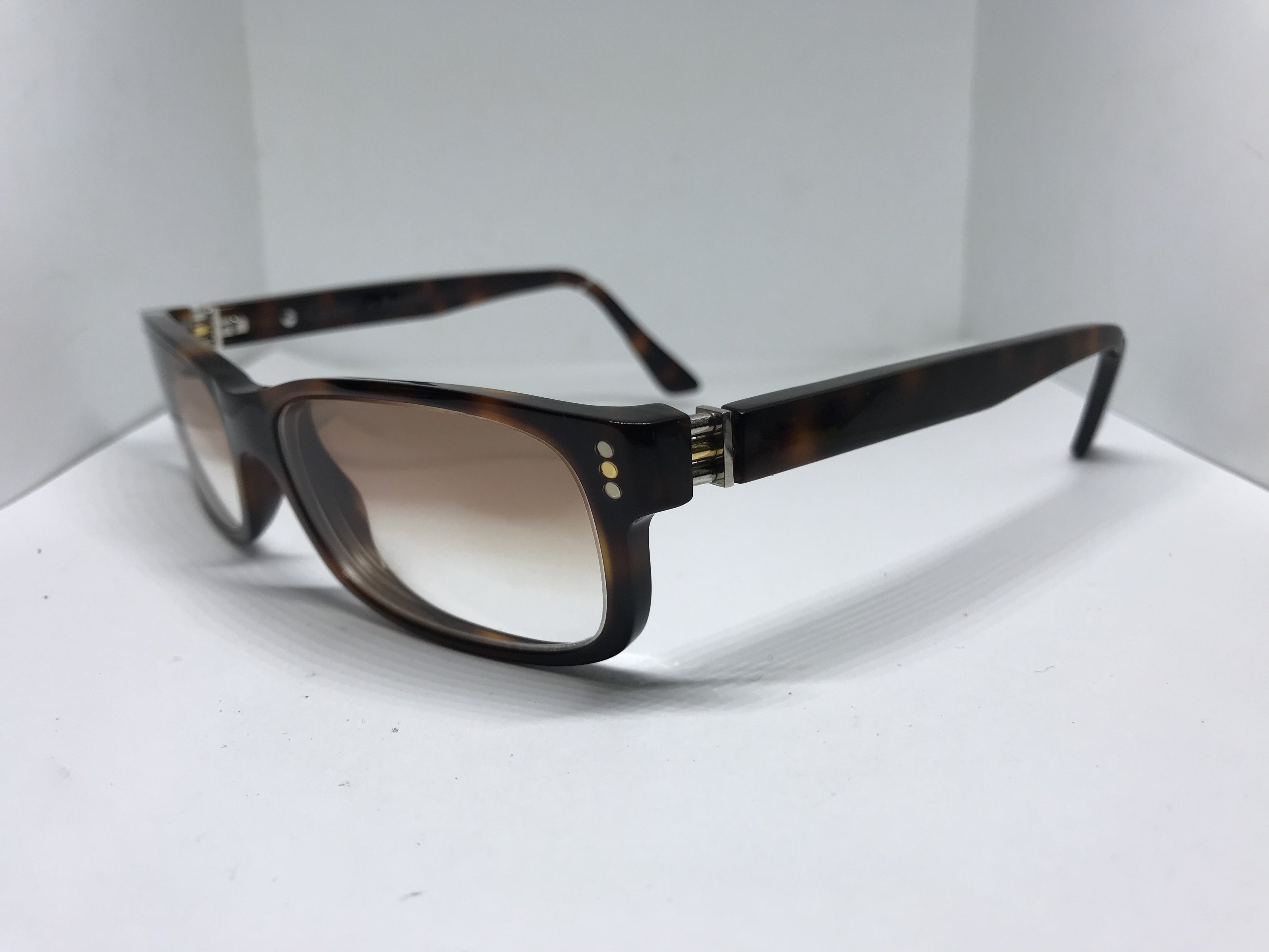 Cartier Duke Vintage Glasses Sunglasses Frames Horn Woods Wires Gold Platinum - Braglia