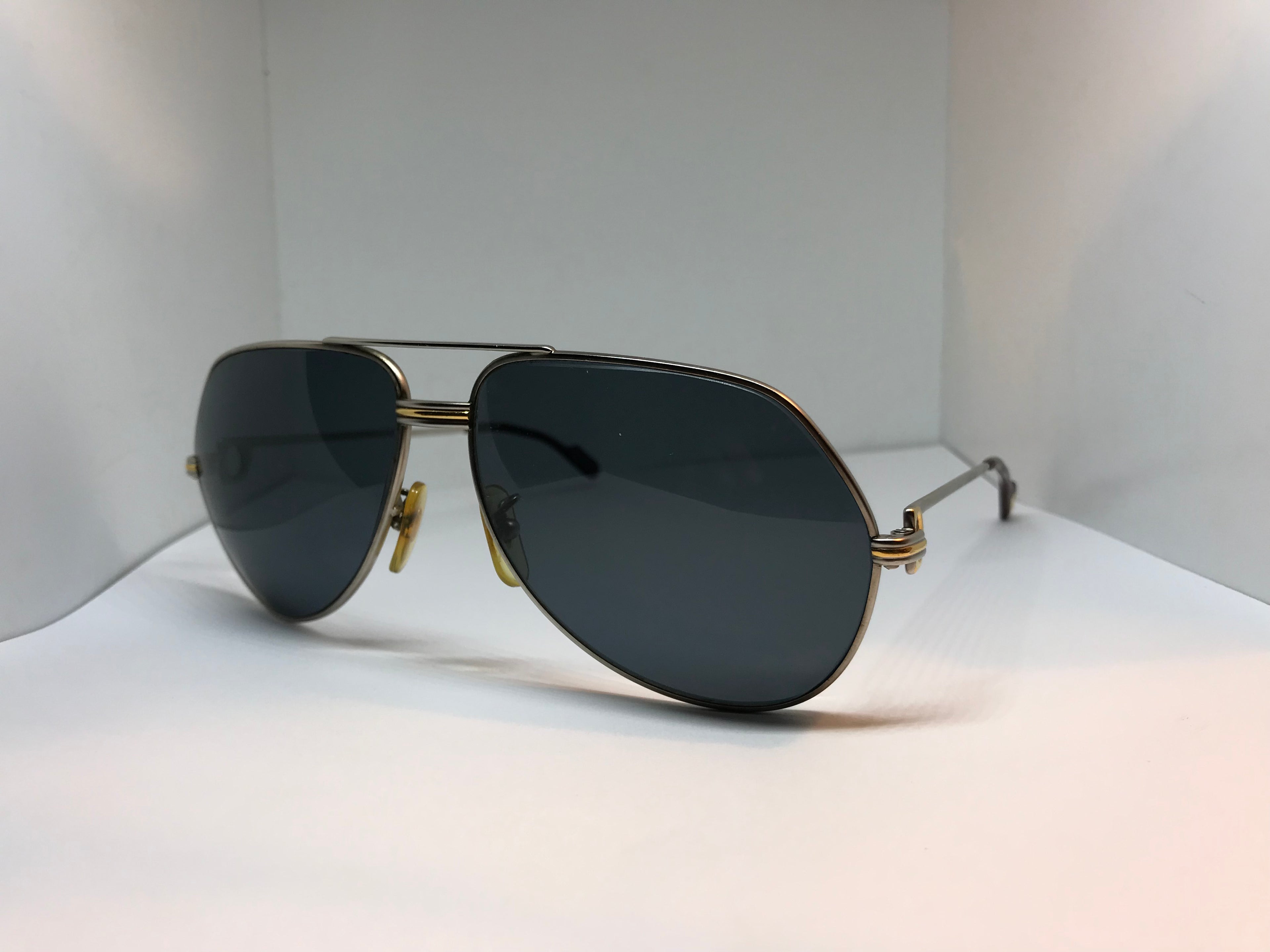 Cartier Teardrop Stainless Gold Vintage Sunglasses - Braglia