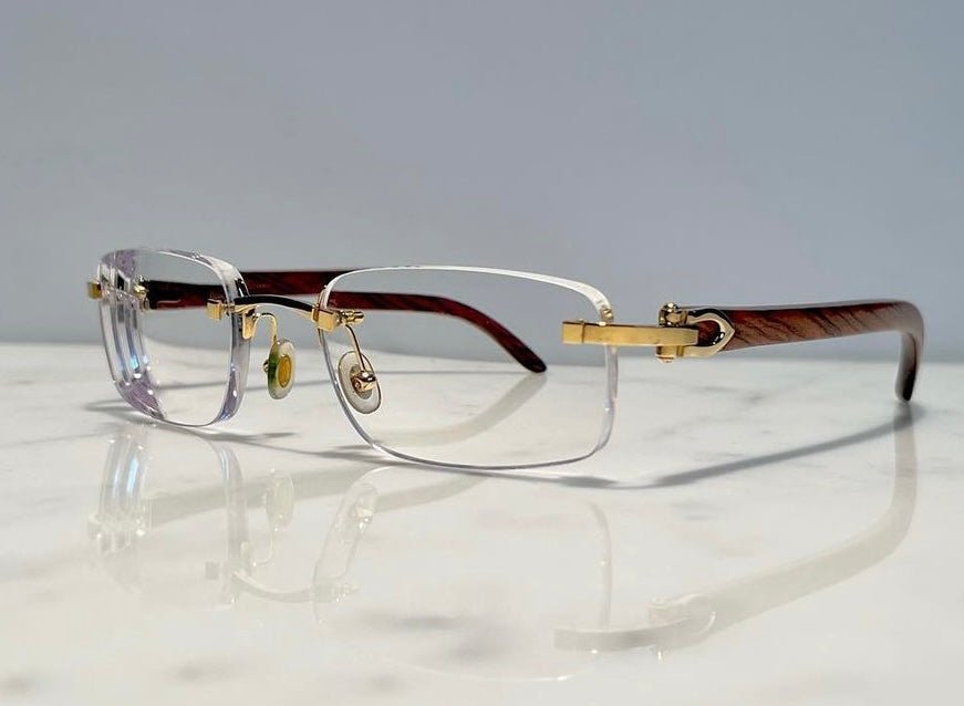 Cartier C’decor Bubinga Wood Vintage Frames Sunglasses Glasses