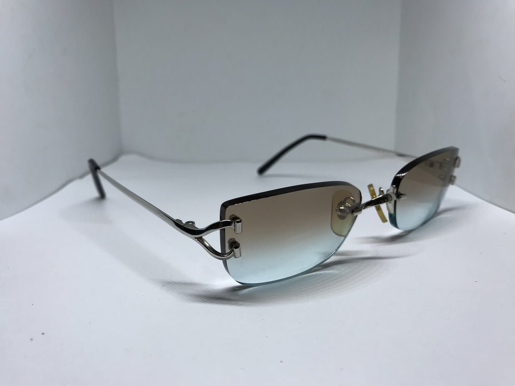 Cartier Vintage Scala Platinum Sunglasses Frame - Braglia