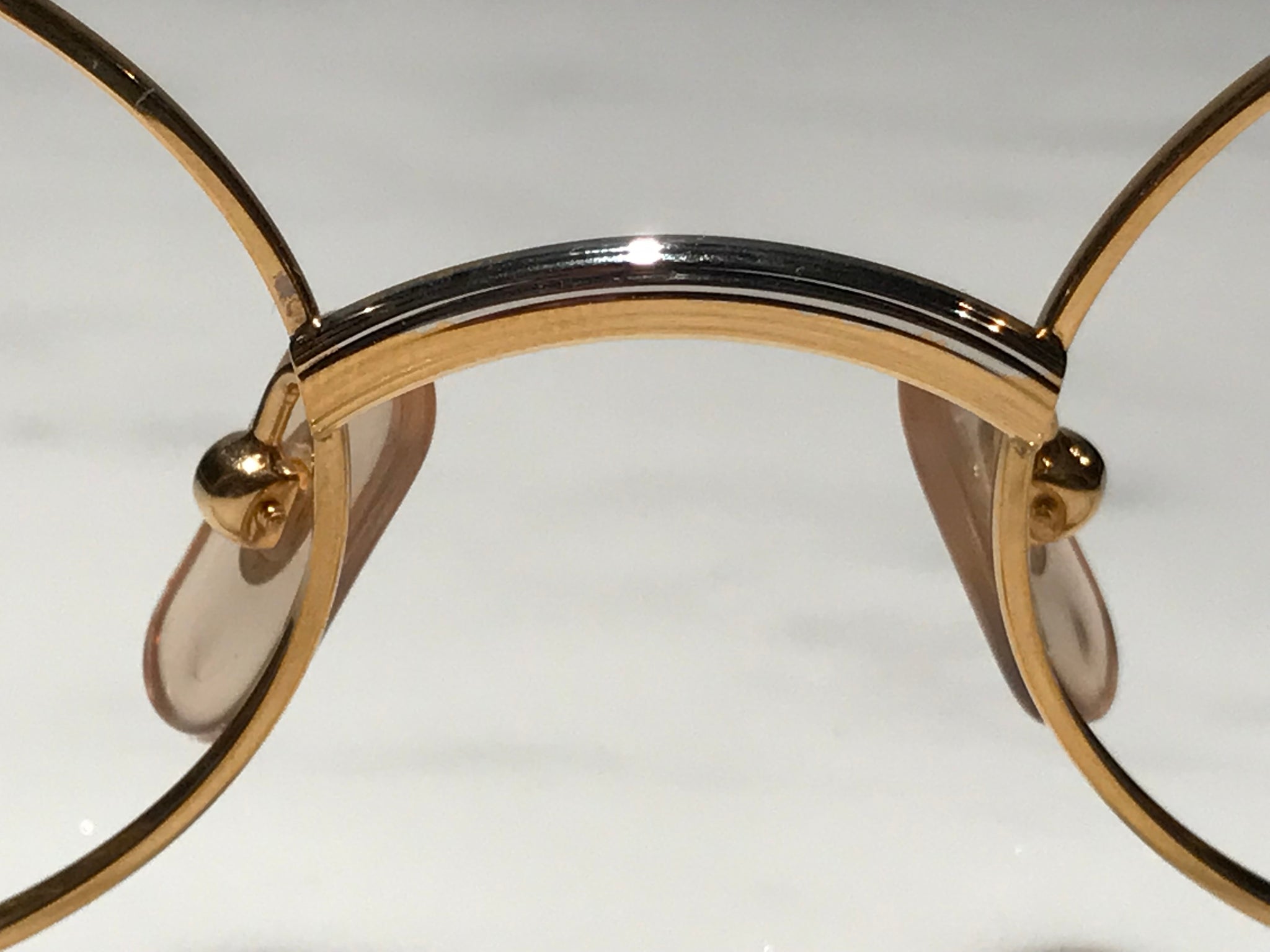 Cartier Sorbonne 22k Gold Glasses Sunglasses Bonano Inc