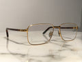 Cartier Havana Santos Gold Eyeglasses Sunglasses Frame - Braglia