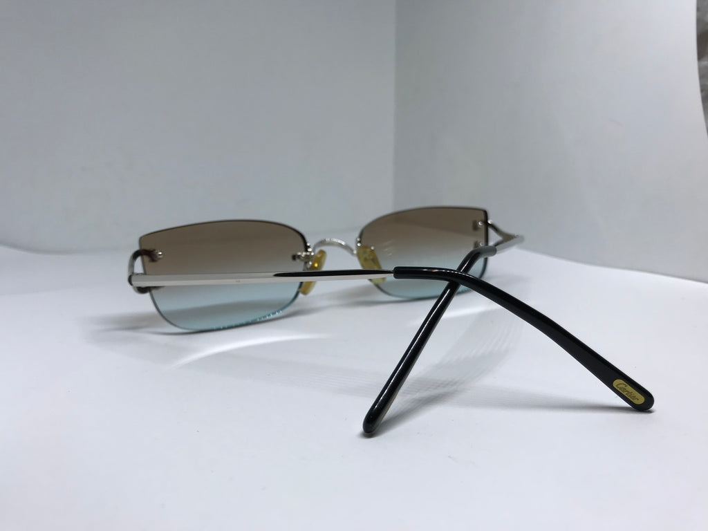 Cartier Vintage Scala Platinum Sunglasses Frame - Braglia