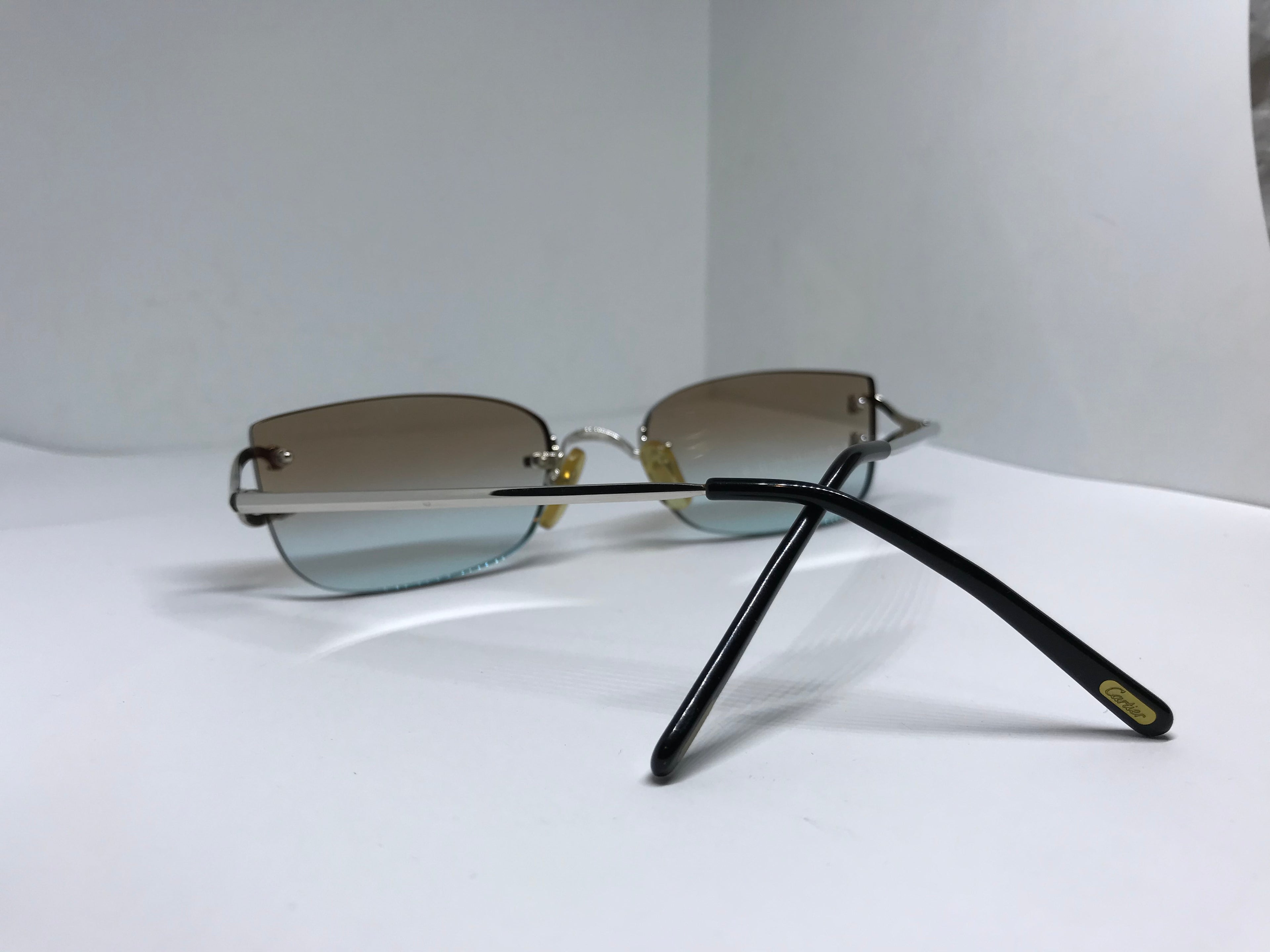 Cartier Vintage Scala Platinum Sunglasses Frame - Braglia