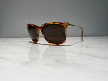 Load image into Gallery viewer, Cartier Jaspe Gold Square Vintage Glasses Sunglasses Frames Horn Woods
