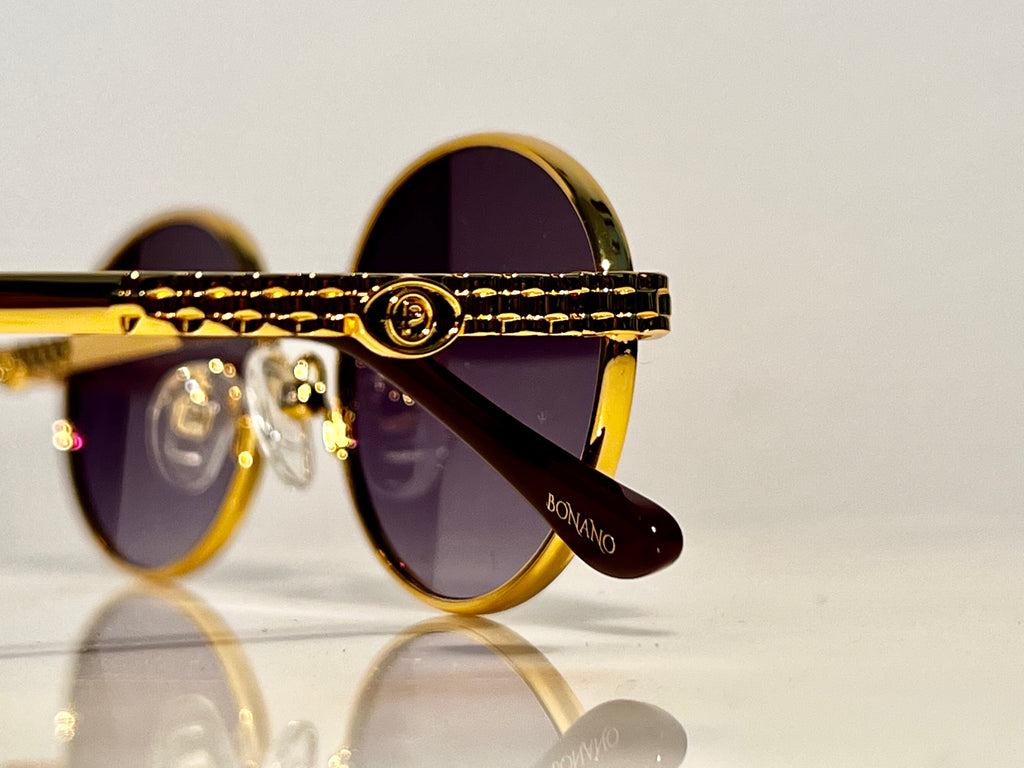 Bonano Portofino Gold Sunglasses Frame