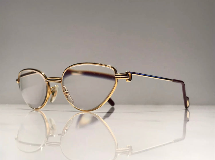 Cartier Rivoli Gold Glasses Sunglasses