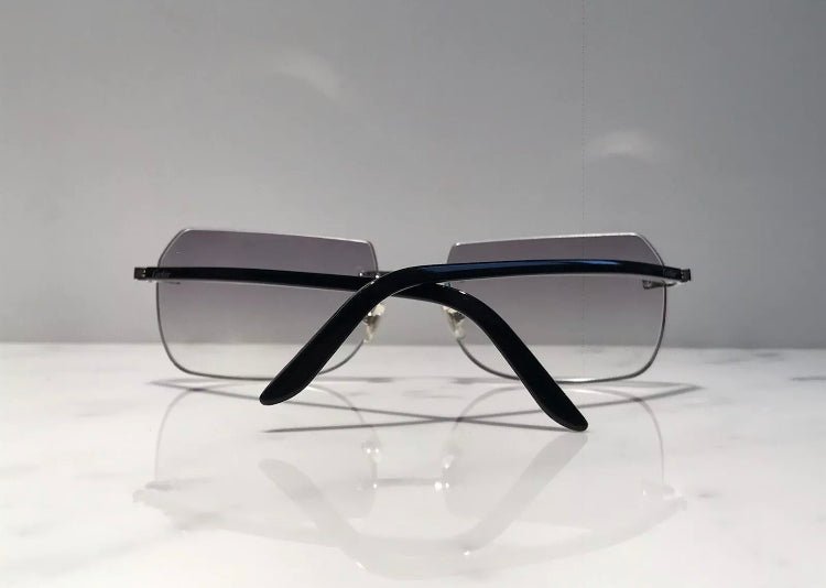 Cartier Santos rimless sunglasses frame