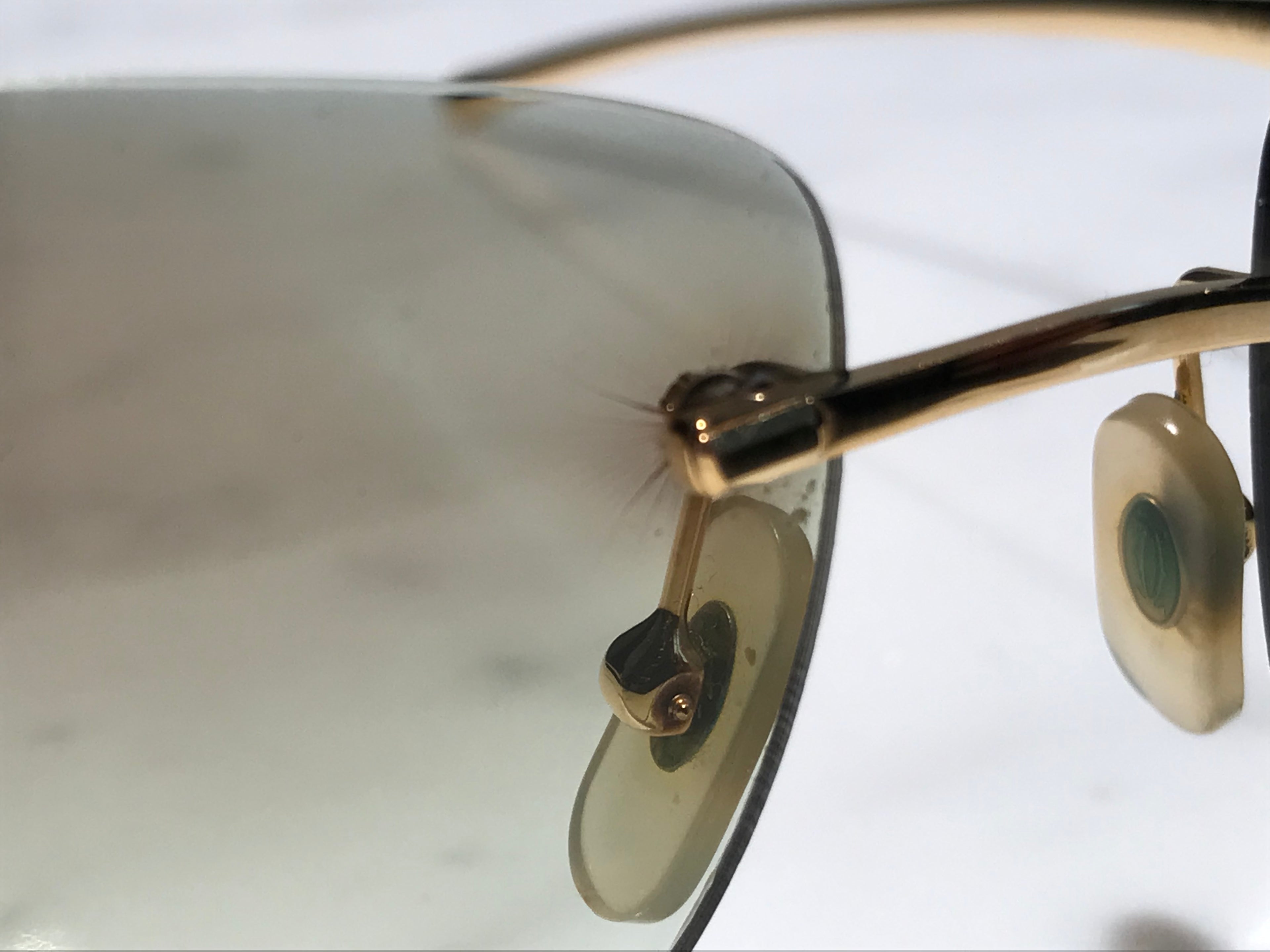 Cartier Rimless Gold Panthere Glasses Sunglasses Eyeglasses