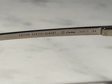 Load image into Gallery viewer, Cartier Santos Dumont Wire Platinum Sunglasses Glasses
