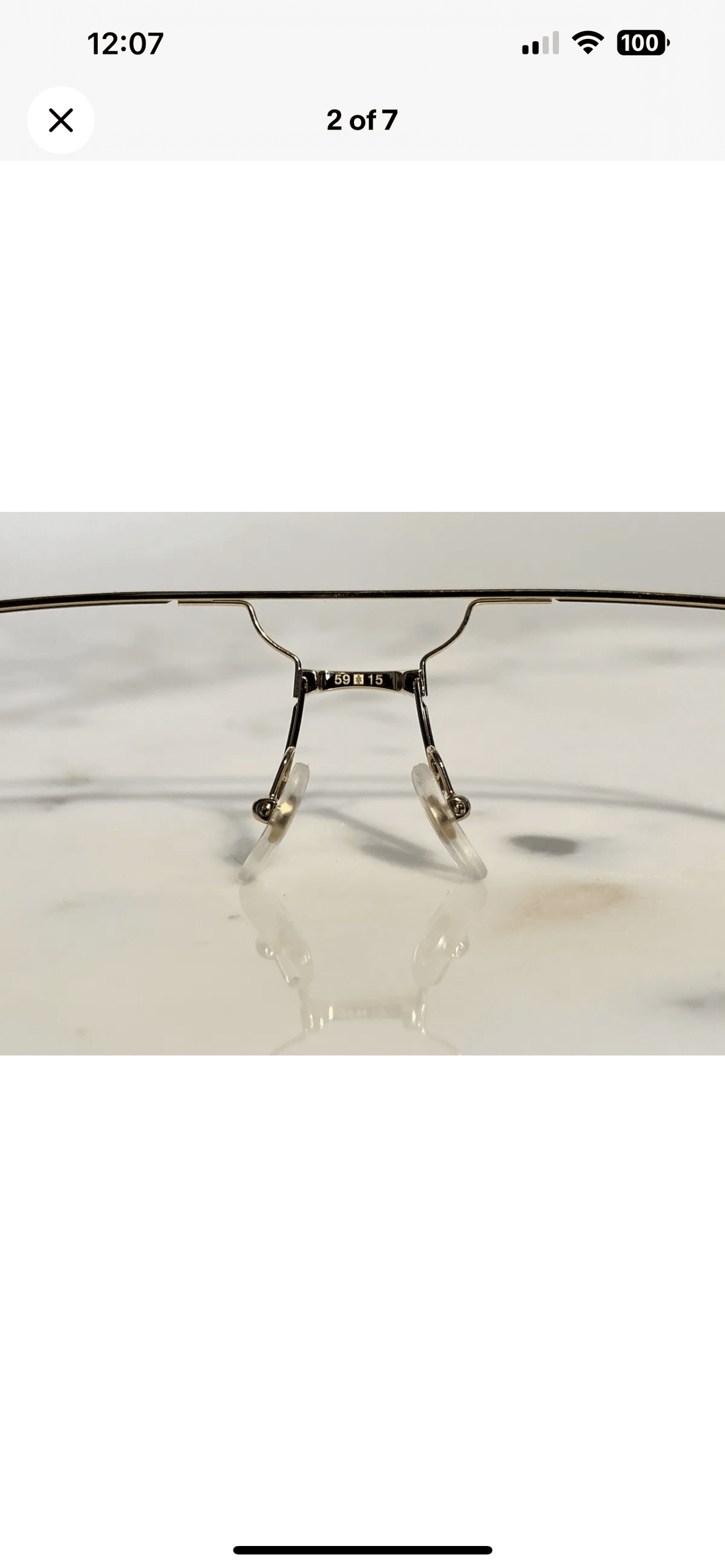 Cartier Gold Santos Frames Sunglasses Glasses Horn Wire Vintage Wood Half Rim