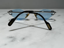 Load image into Gallery viewer, Cartier C’Decor Scala Wire Platinum Sunglasses Glasses Horn Wood Buffs
