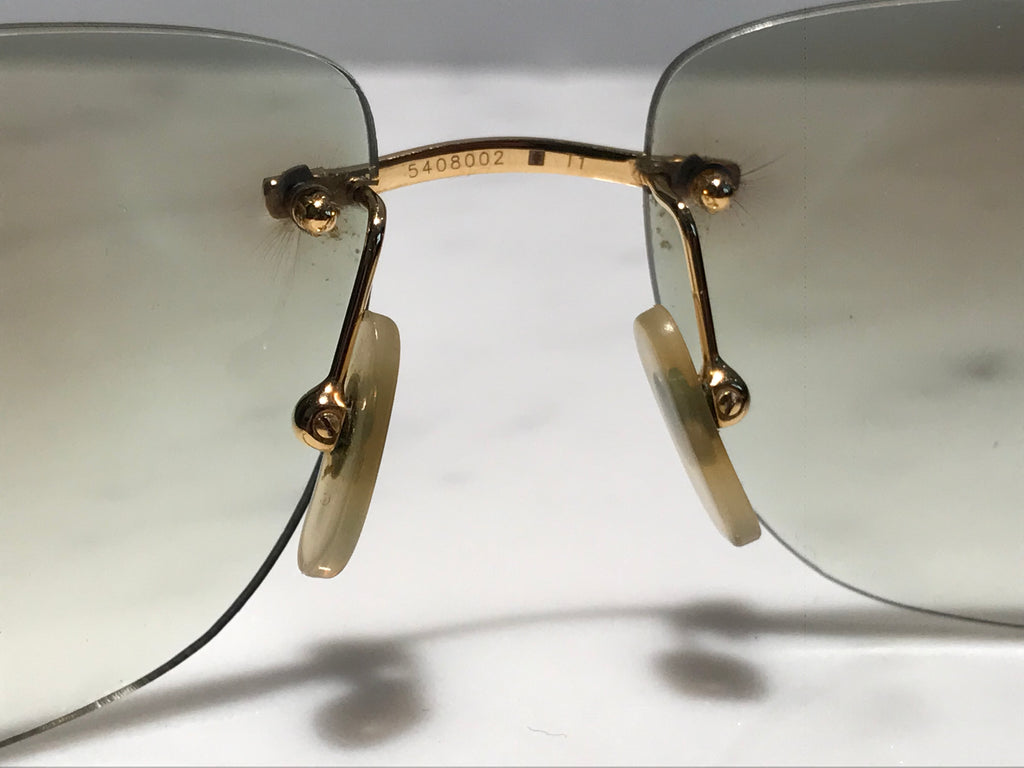 Cartier Rimless Gold Panthere Glasses Sunglasses Eyeglasses
