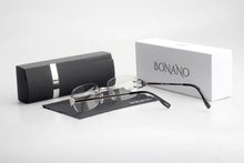 Load image into Gallery viewer, Bonano Venician White Gold Rimless Eyeglasses Frame
