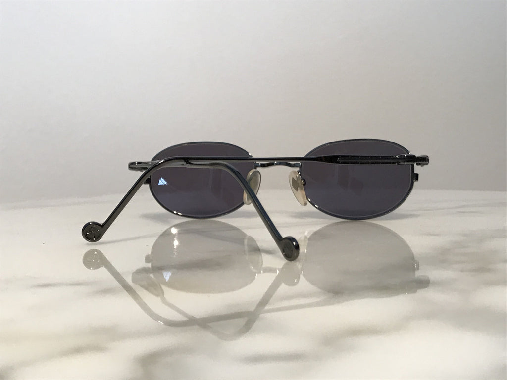 JEAN PAUL GAULTIER 58-8103 GUNMETAL VINTAGE LUXURY SUNGLASSES GLASSES - Braglia