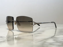 Load image into Gallery viewer, Cartier La Dona 18k Solid White Gold Sunglasses Glasses Frames - Braglia
