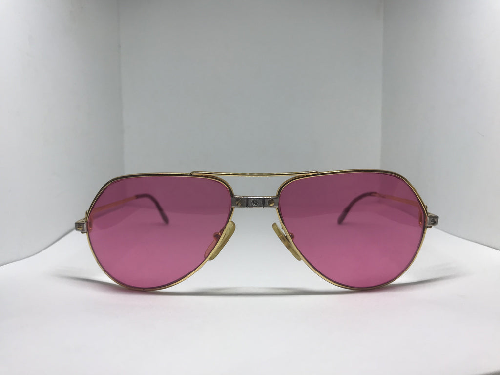 Cartier Santos Gold Diamond Sunglasses - Braglia