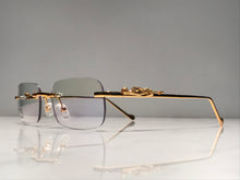 Load image into Gallery viewer, 18k Yellow Gold Giaguaro Eyeglasses Glasses Frames
