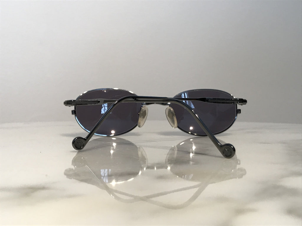JEAN PAUL GAULTIER 58-8103 GUNMETAL VINTAGE LUXURY SUNGLASSES GLASSES - Braglia