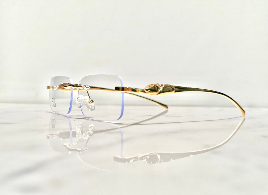 Bonano Calabria Gold Eyeglasses Frame