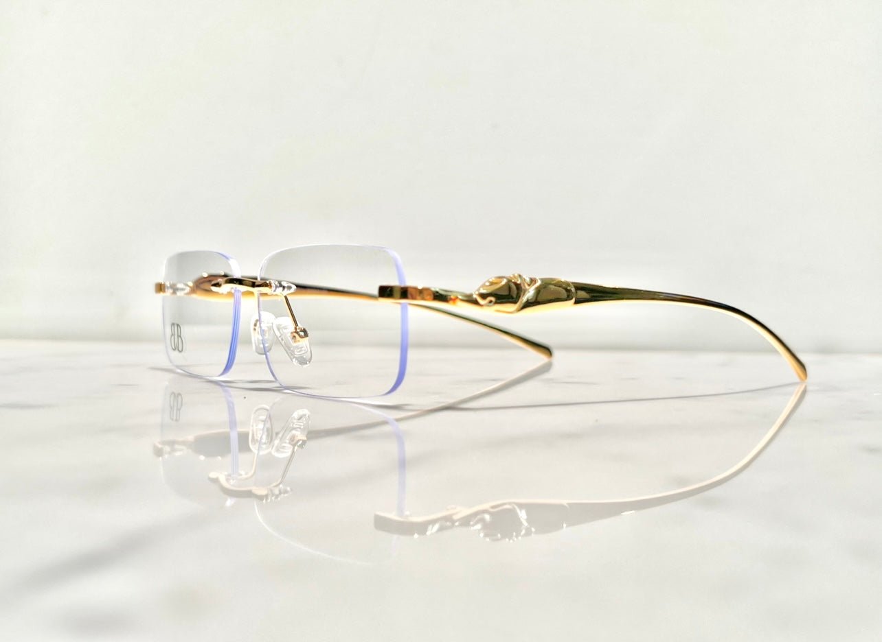 Bonano Calabria Gold Eyeglasses Frame