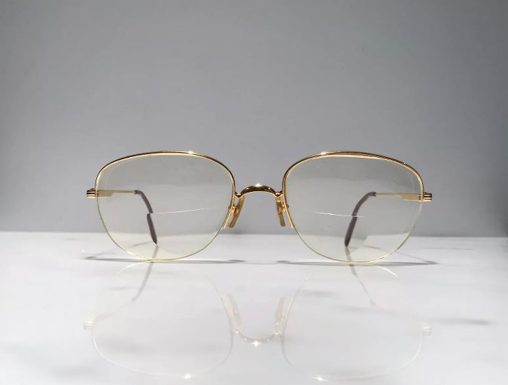 Cartier Montaigne Gold Vintage Sunglasses Glasses Eyeglasses Frame