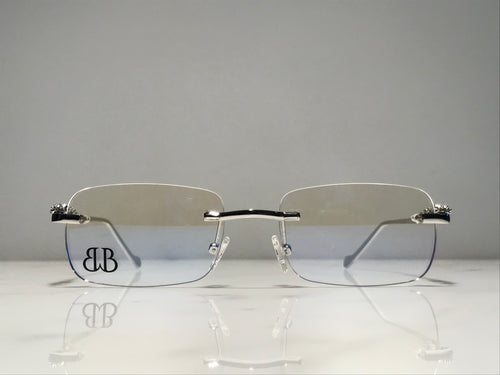 18k White Gold Giaguaro Eyeglasses Frames
