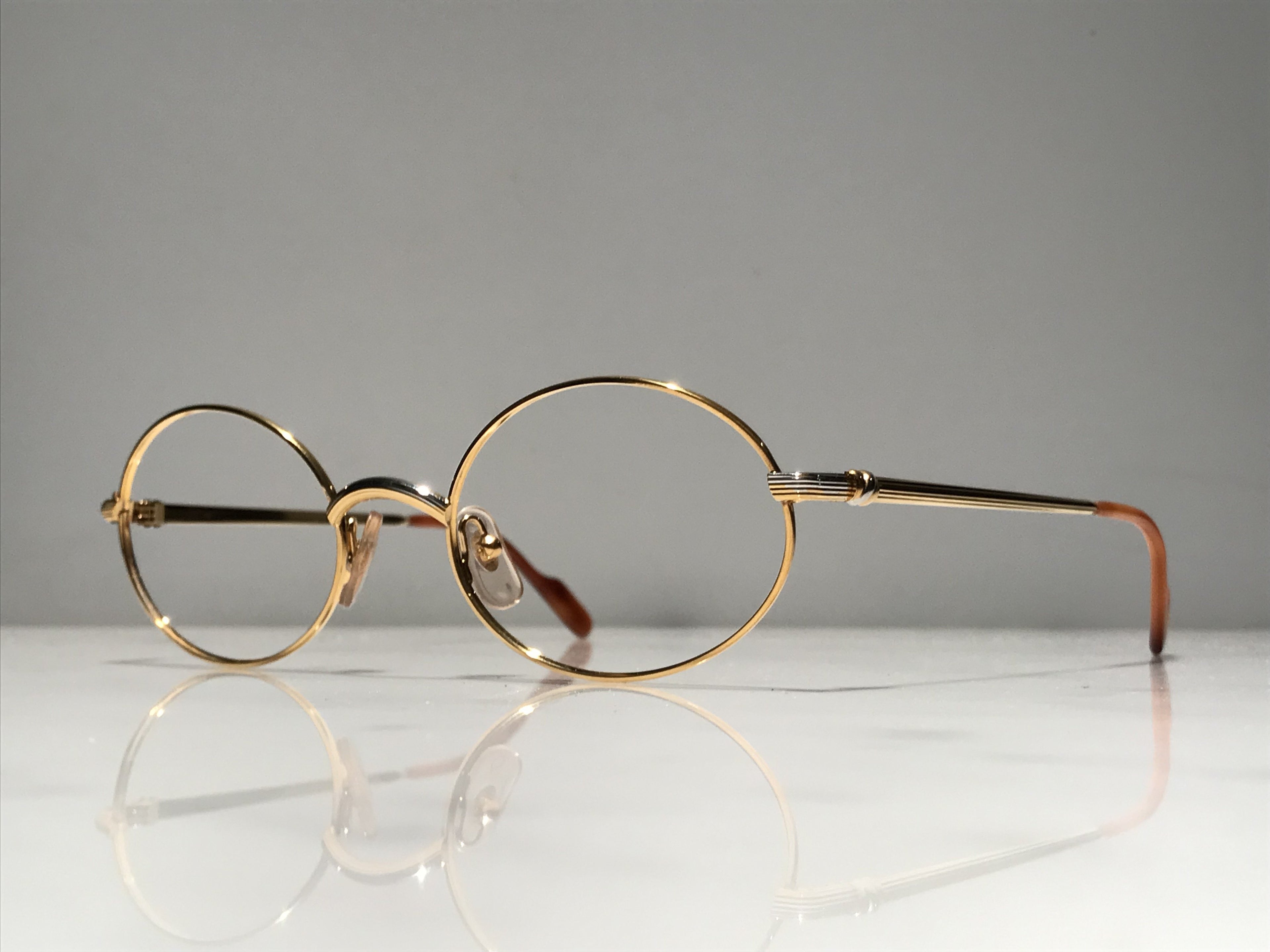 Cartier Sorbonne 22k Gold Glasses Sunglasses