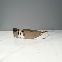 Load image into Gallery viewer, Cartier Panthere Gold Sunglasses Glasses Eyeglasses Frame Wood Buffs
