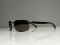 Cartier Brown Buffalo Horn & Platinum Sunglasses