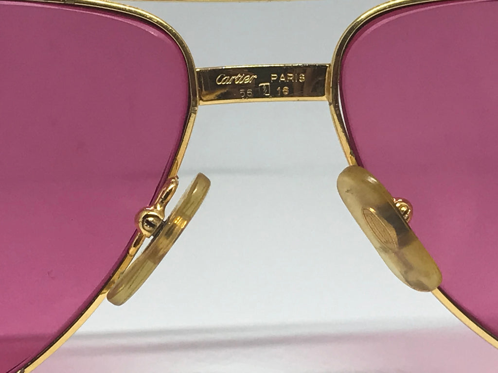 Cartier Santos Gold Diamond Sunglasses - Braglia