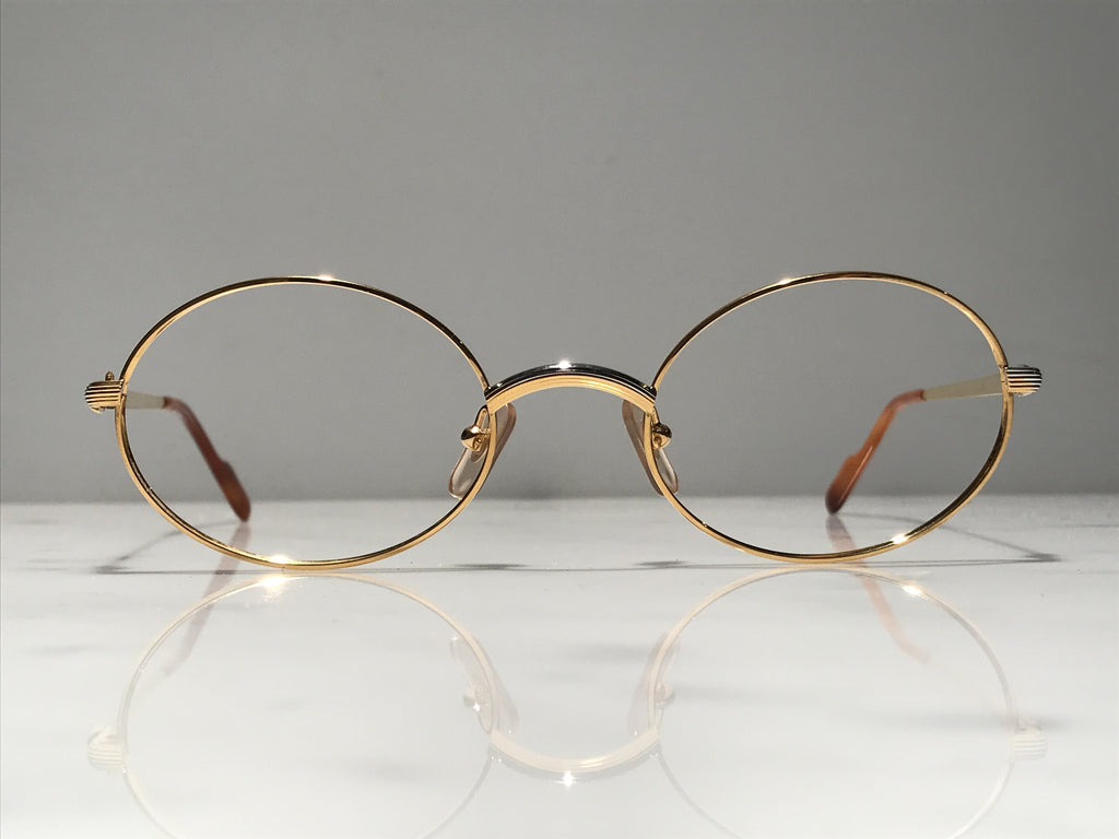 Cartier Sorbonne 22k Gold Glasses Sunglasses