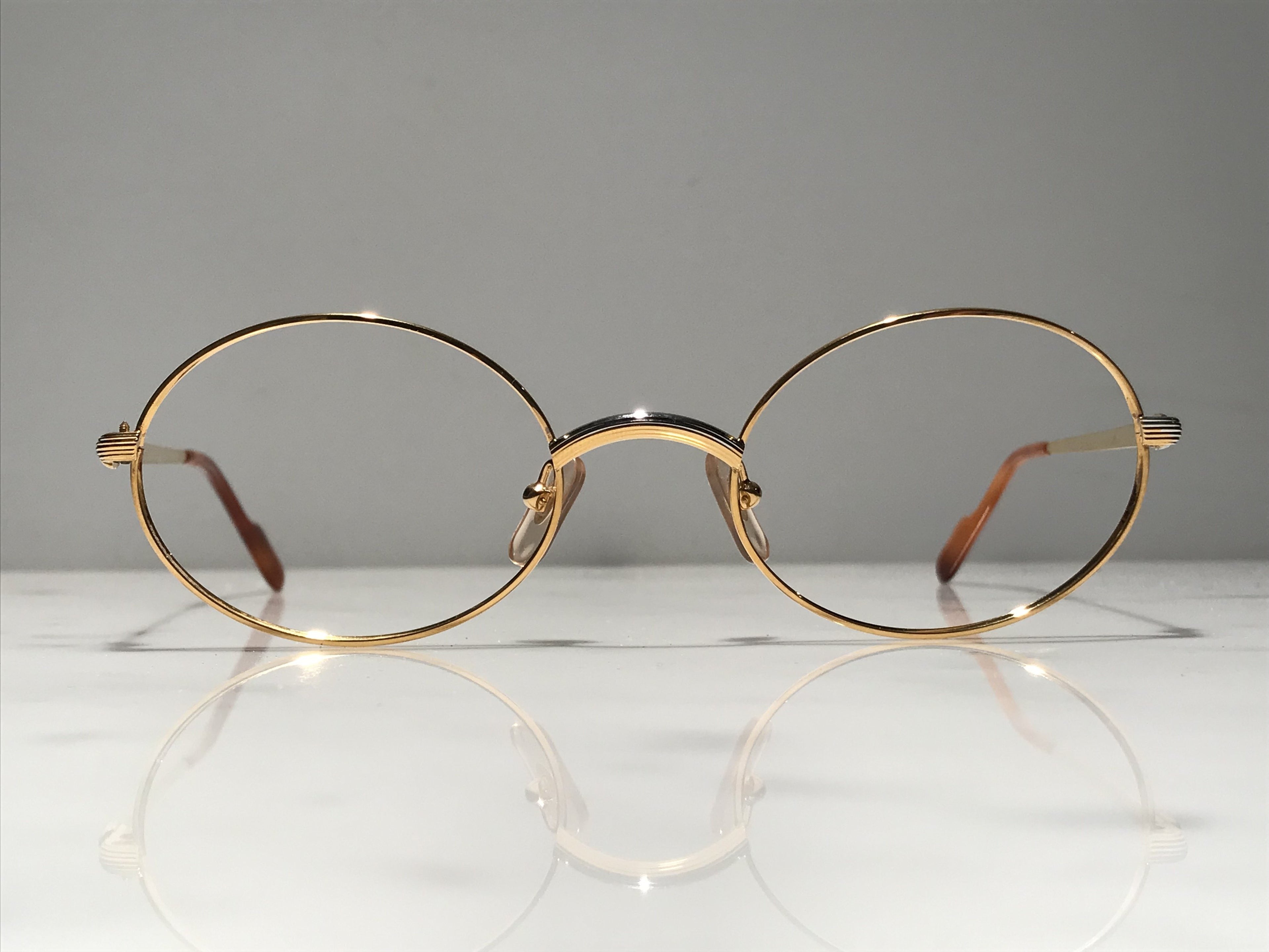 Cartier Sorbonne 22k Gold Glasses Sunglasses