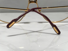 Load image into Gallery viewer, Cartier Panthere Vendome Decor Gold Vintage Sunglasses Glasses Eyeglasses Frame
