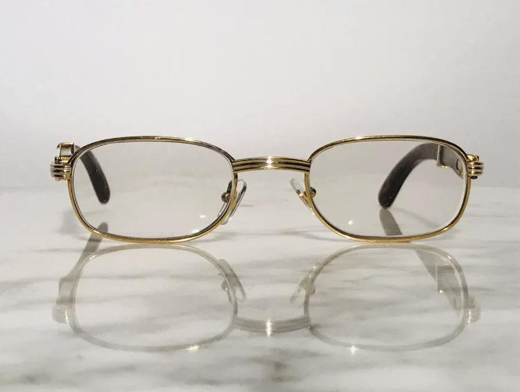 Cartier Breteuil 22k Gold Glasses Sunglasses - Braglia