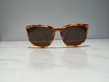 Load image into Gallery viewer, Cartier Jaspe Gold Square Vintage Glasses Sunglasses Frames Horn Woods
