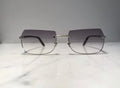 Cartier Santos rimless sunglasses frame