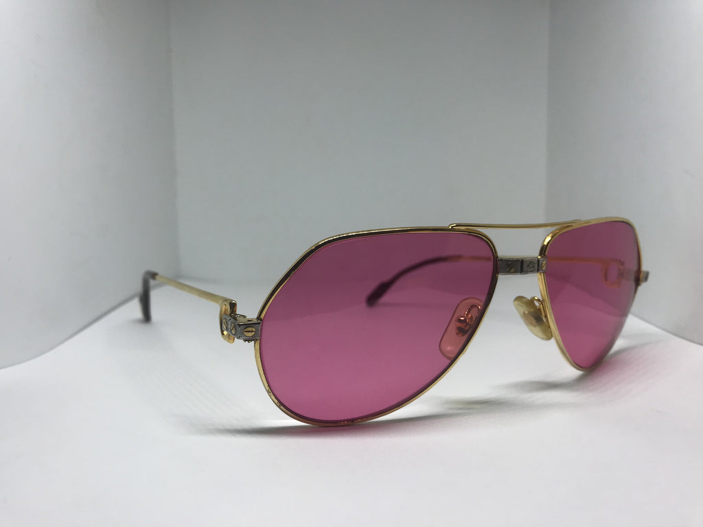 Cartier Santos Gold Diamond Sunglasses - Braglia