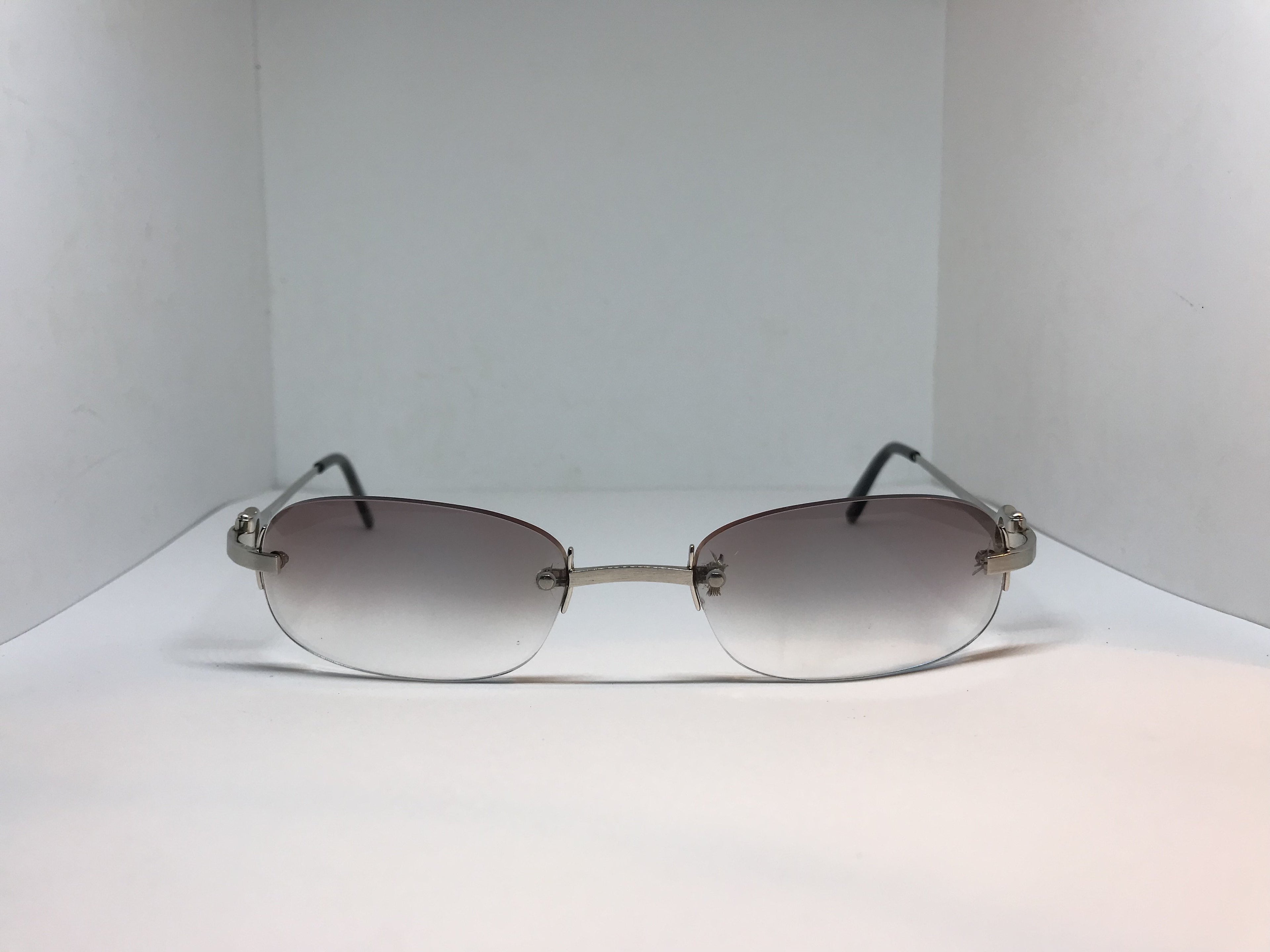 Cartier C’Decor Platinum Brushed Sunglasses Glasses - Braglia