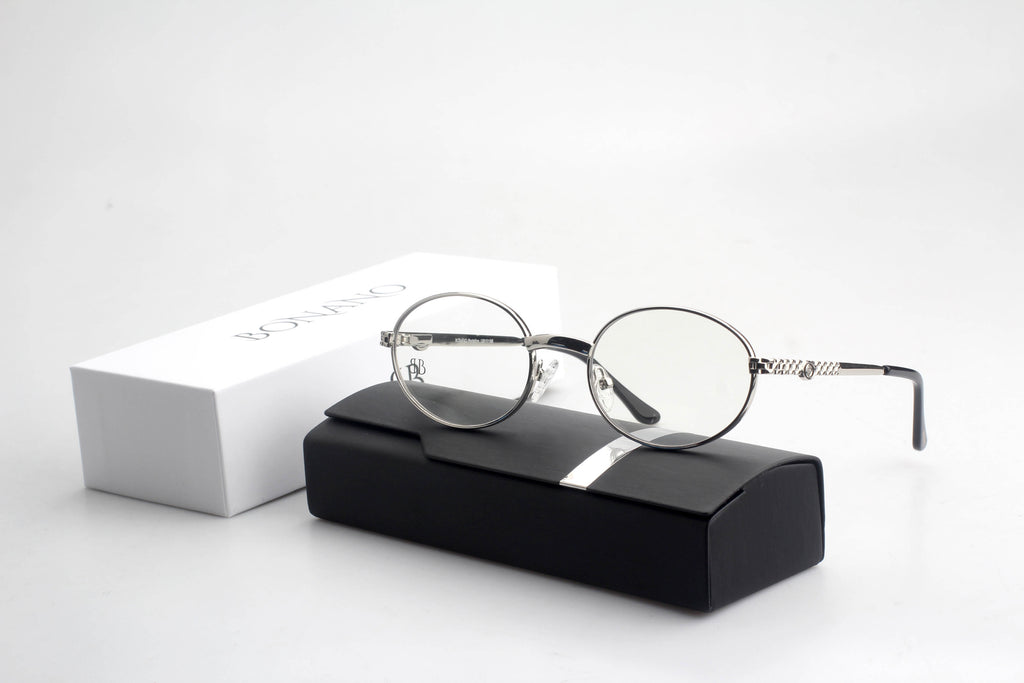 Bonano Portofino White Gold Eyeglasses Frame