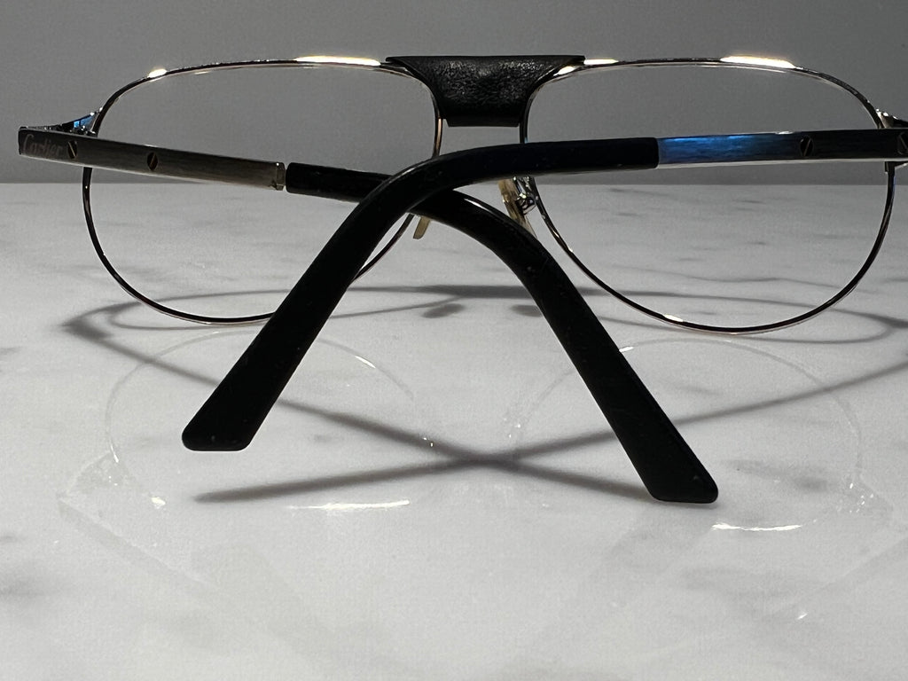 Cartier Santos Dumont Wire Platinum Sunglasses Glasses