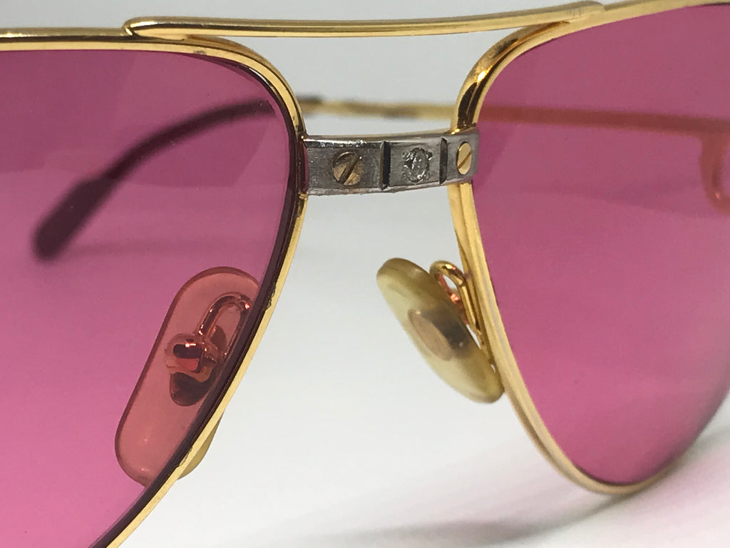 Cartier Santos Gold Diamond Sunglasses - Braglia