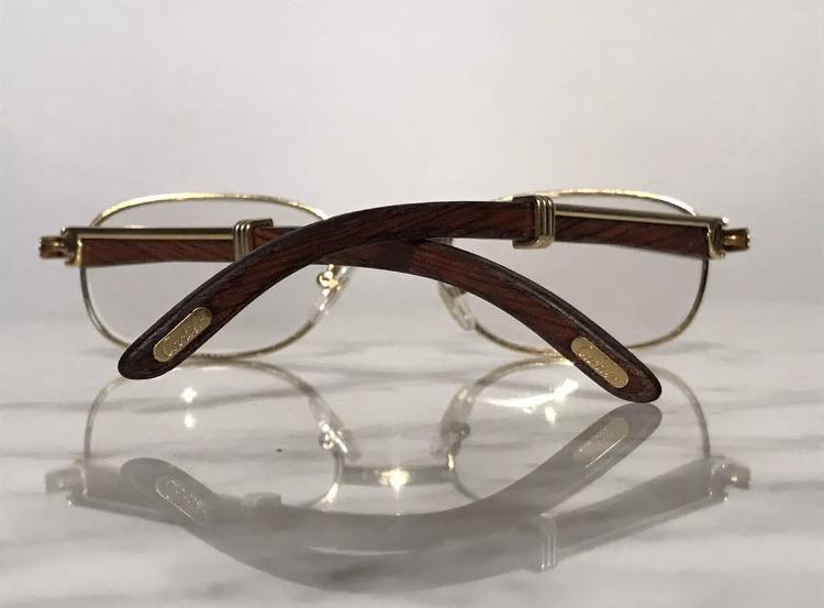 Cartier Breteuil 22k Gold Glasses Sunglasses - Braglia