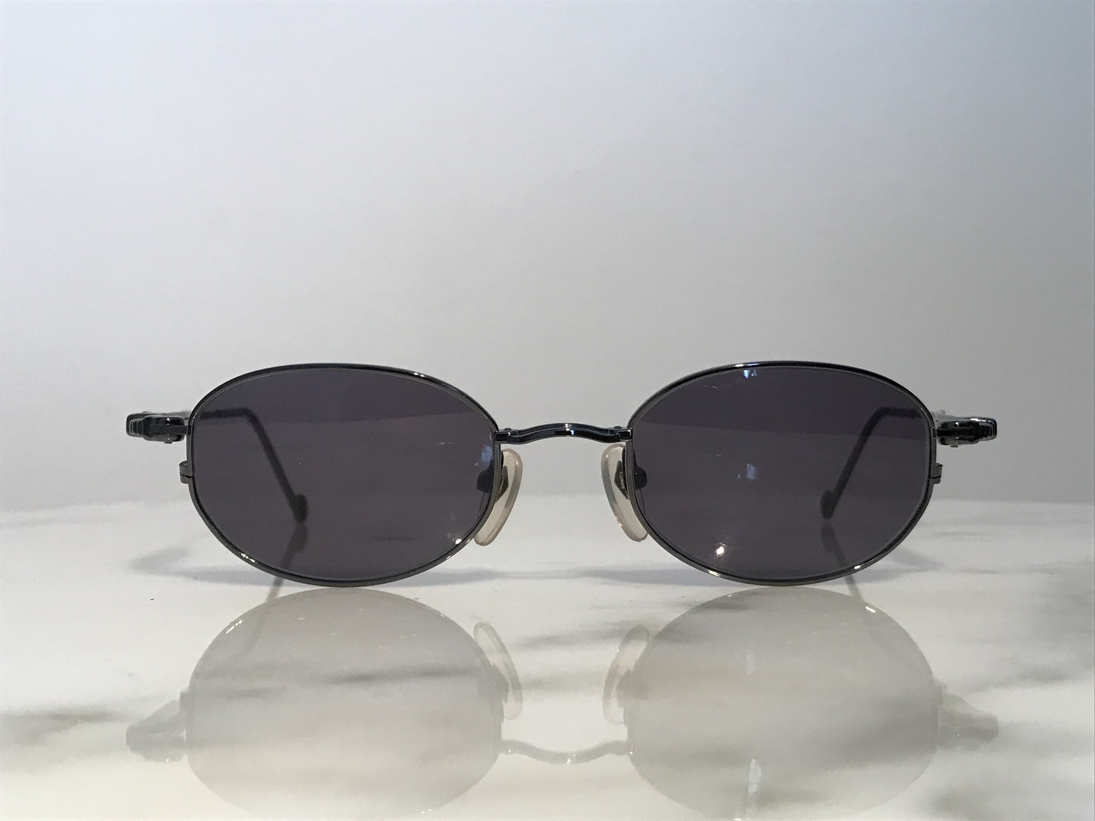 JEAN PAUL GAULTIER 58-8103 GUNMETAL VINTAGE LUXURY SUNGLASSES GLASSES - Braglia