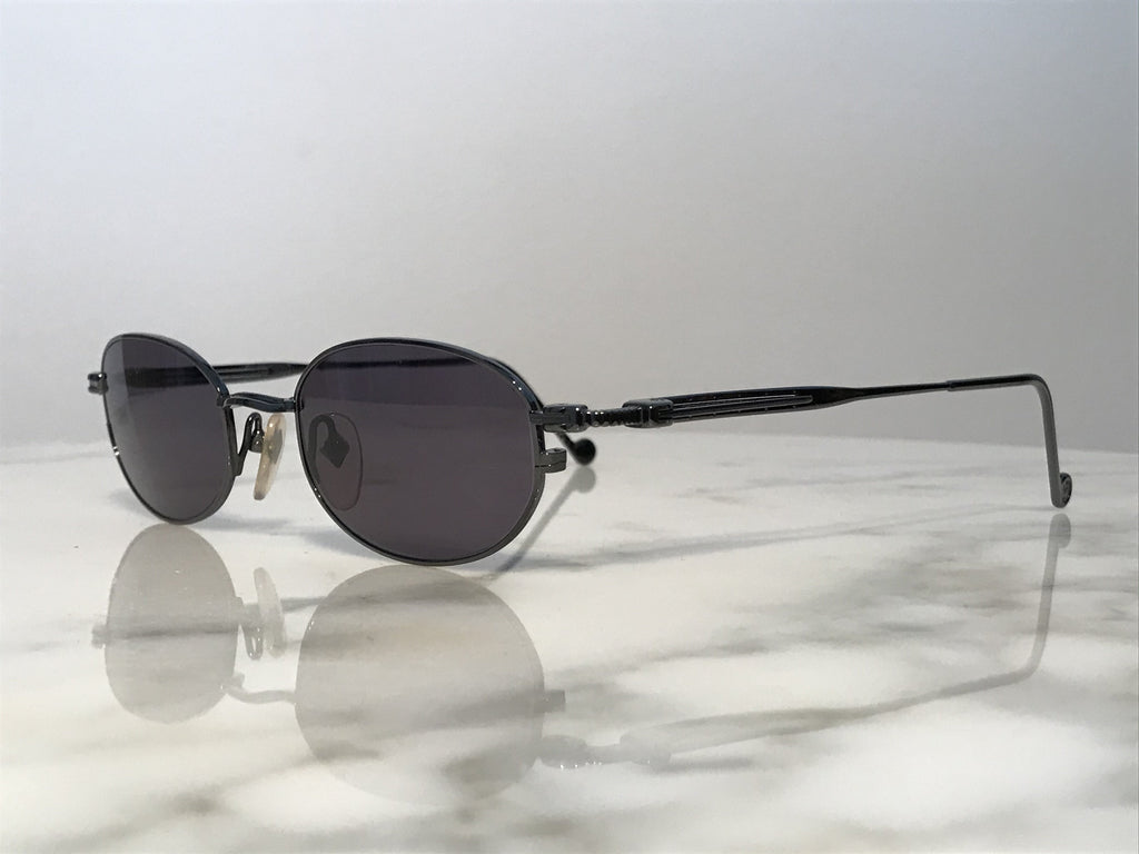 JEAN PAUL GAULTIER 58-8103 GUNMETAL VINTAGE LUXURY SUNGLASSES GLASSES - Braglia