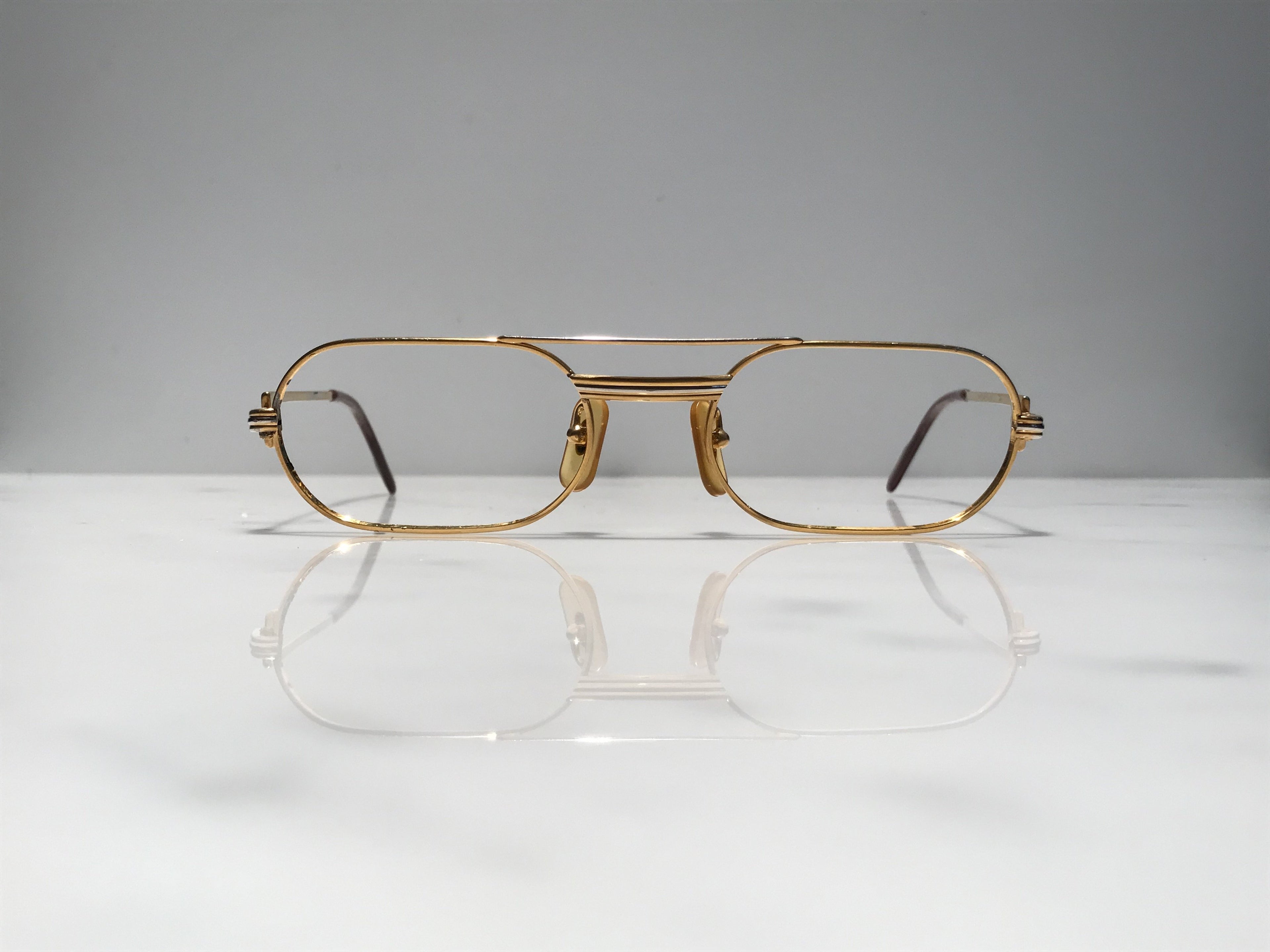 Cartier Vintage Must C Decor Gold Vintage Sunglasses Glasses Eyeglasses Frame