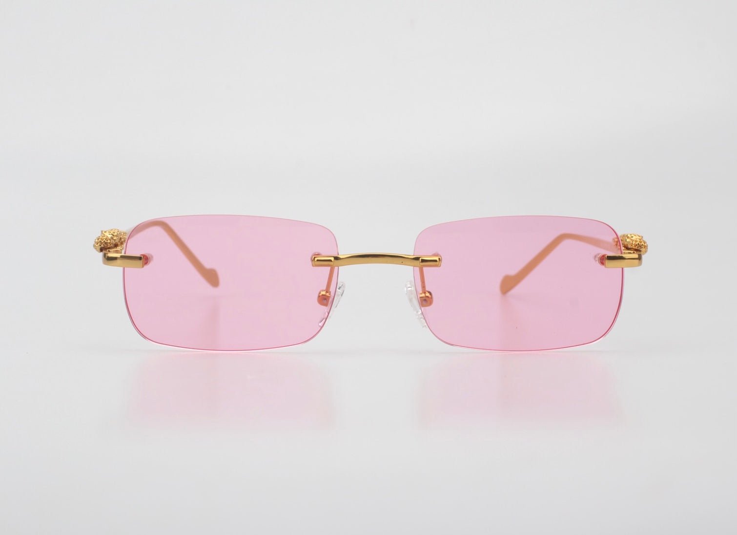18k Yellow Gold Giaguaro Rosé Purple Lenses